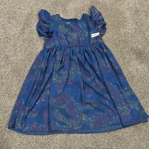 NWT Pastorelle By Pippa & Julie Metallic Party Dress Sz 6